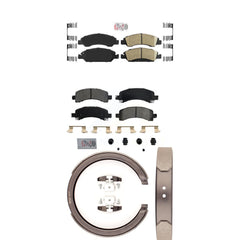 Transit Auto KNN-100859 Disc Brake Pad for 2009-2014 Chevrolet Express 1500, GMC Savana 1500 - Front and Rear