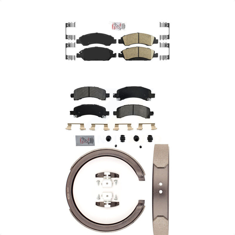 Transit Auto KNN-100859 Disc Brake Pad for 2009-2014 Chevrolet Express 1500, GMC Savana 1500 - Front and Rear