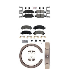 Transit Auto KNN-100860 Disc Brake Pad for 2009-2014 Chevrolet Express 1500, GMC Savana 1500 - Front and Rear