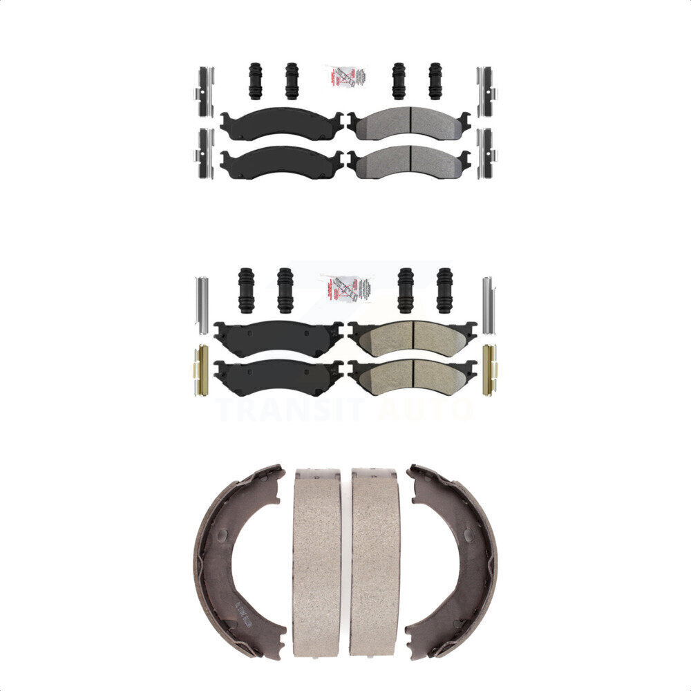 Transit Auto KNN-100862 Disc Brake Pad for 1999-2005 Ford E-250, Ford E-350 Super Duty and More - Front and Rear