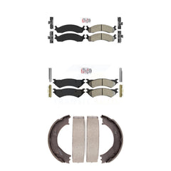 Transit Auto KNN-100863 Disc Brake Pad for 1999-2005 Ford E-250, Ford E-350 Super Duty and More - Front and Rear