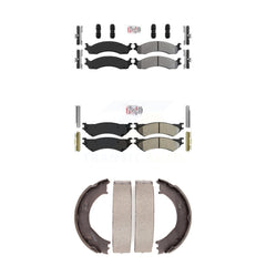Transit Auto KNN-100864 Disc Brake Pad for 1999-2005 Ford E-250, Ford E-350 Super Duty and More - Front and Rear