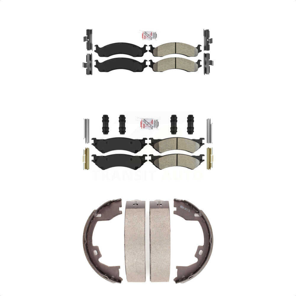 Transit Auto KNN-100865 Disc Brake Pad for 2005-2007 Ford E-250, Ford E-350 Super Duty, Ford E-350 Club Wagon - Front and Rear