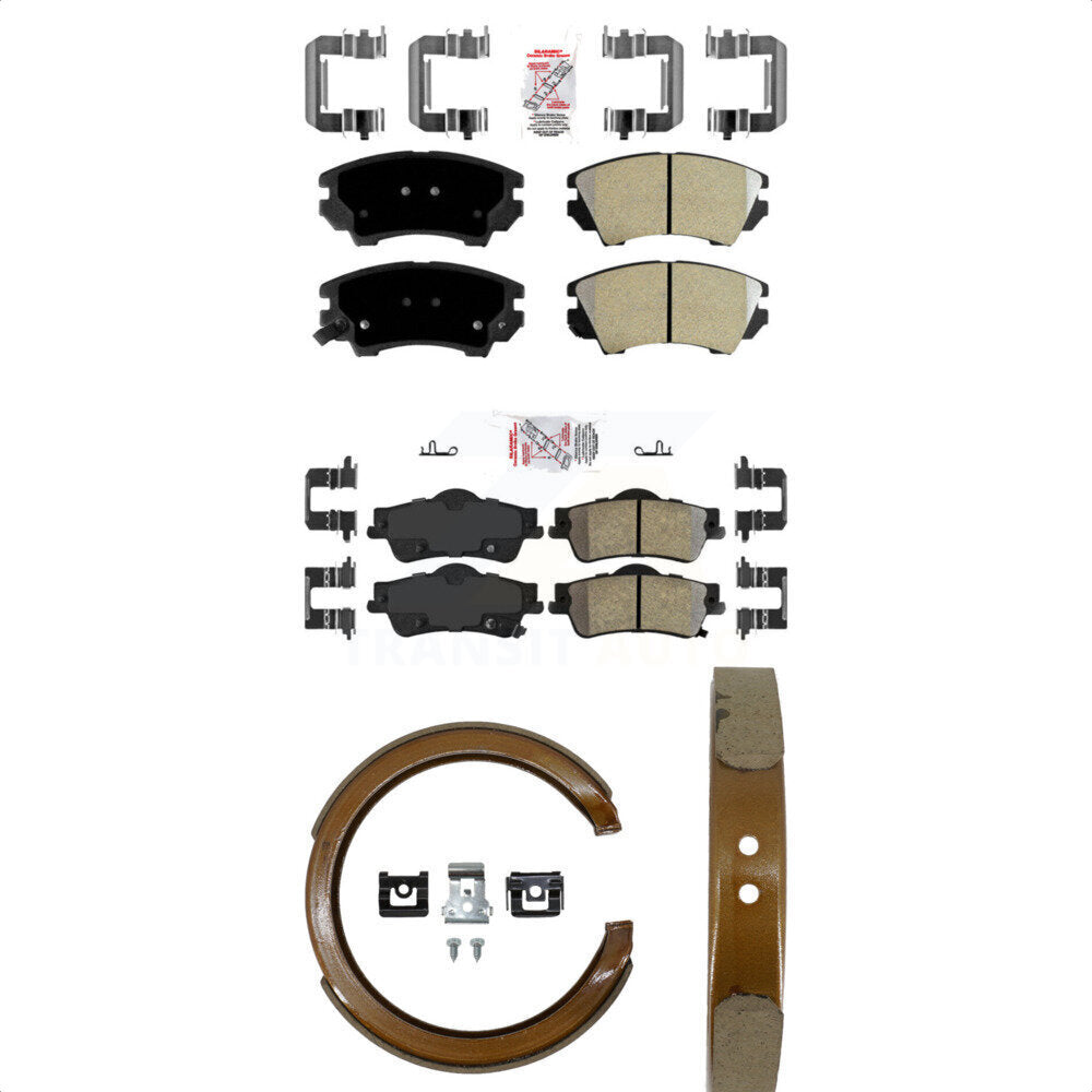 Transit Auto KNN-100869 Disc Brake Pad for 2011-2017 Chevrolet Caprice - Front and Rear