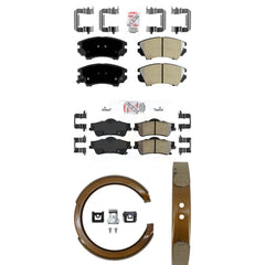 Transit Auto KNN-100869 Disc Brake Pad for 2011-2017 Chevrolet Caprice - Front and Rear