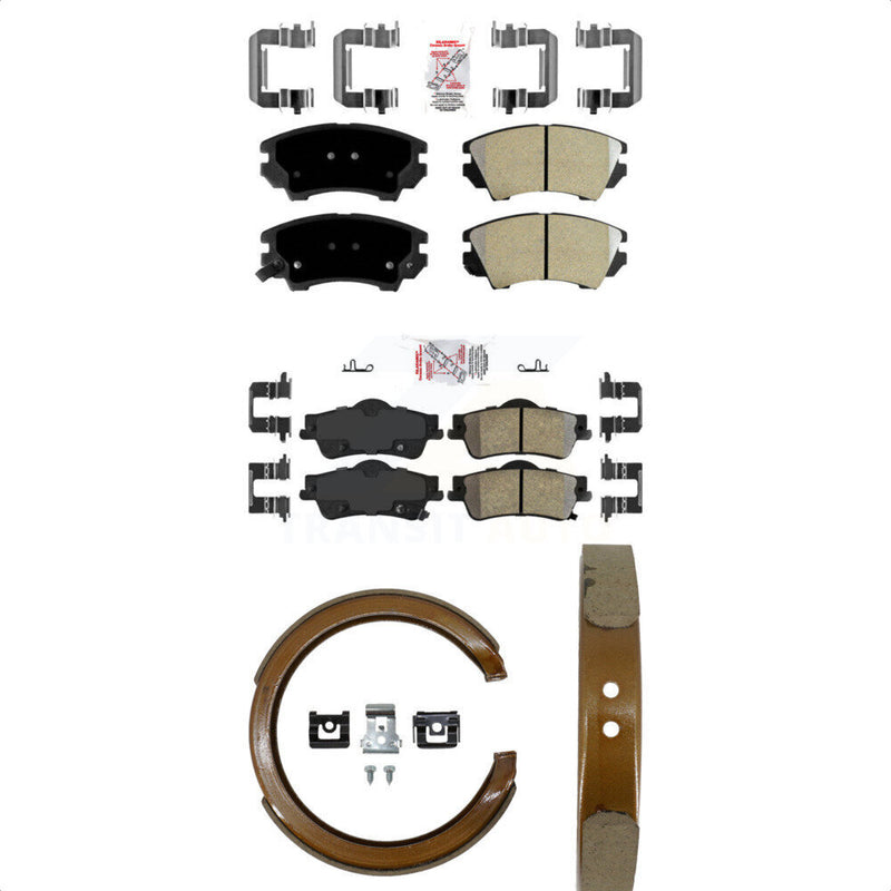 Transit Auto KNN-100869 Disc Brake Pad for 2011-2017 Chevrolet Caprice - Front and Rear