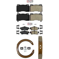 Transit Auto KNN-100872 Disc Brake Pad for 2009 Pontiac G8 - Front and Rear