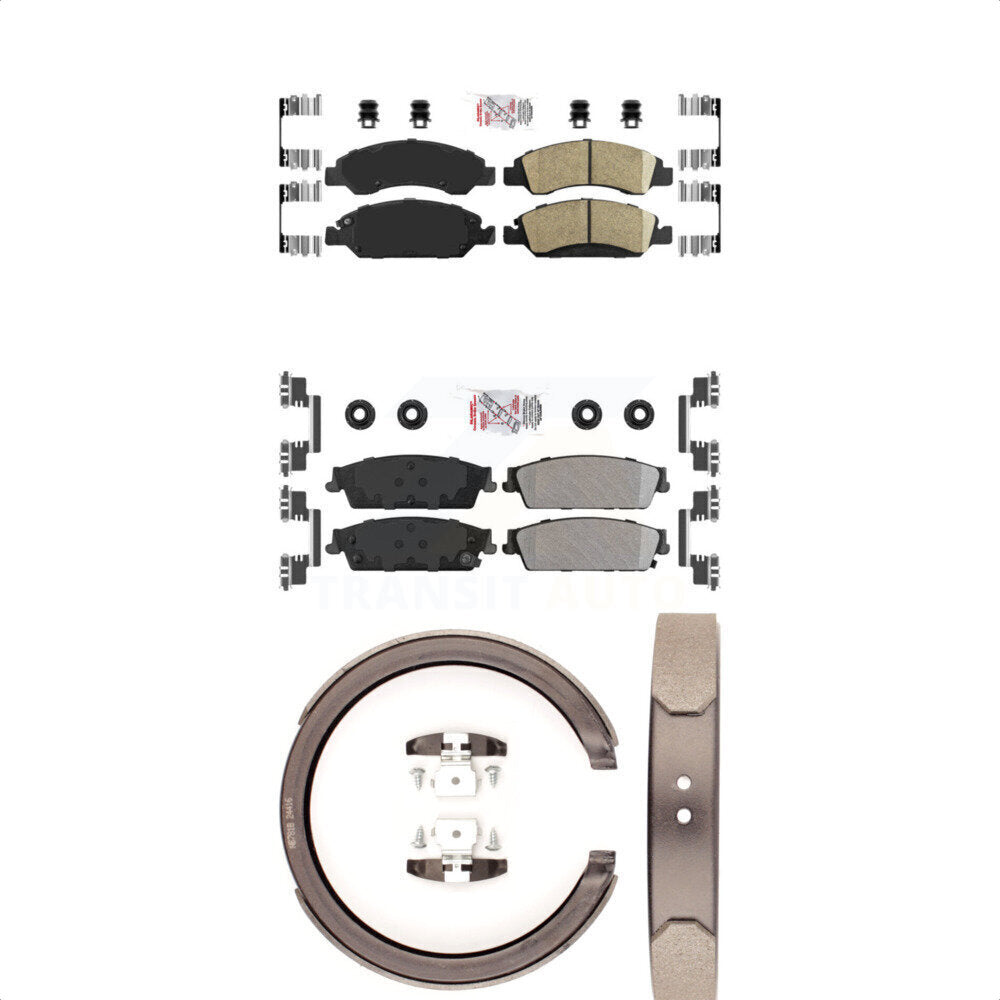 Transit Auto KNN-100873 Disc Brake Pad for 2007-2014 Cadillac Escalade, Cadillac Escalade ESV and More - Front and Rear
