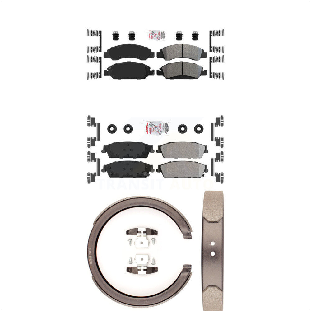 Transit Auto KNN-100875 Disc Brake Pad for 2007-2014 Cadillac Escalade, Cadillac Escalade ESV and More - Front and Rear