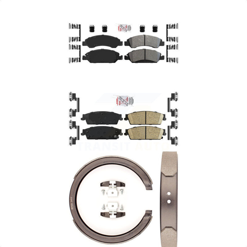 Transit Auto KNN-100878 Disc Brake Pad for 2007-2014 Cadillac Escalade, Cadillac Escalade ESV and More - Front and Rear