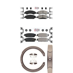 Transit Auto KNN-100879 Disc Brake Pad for 2007 Cadillac Escalade, Cadillac Escalade ESV and More - Front and Rear