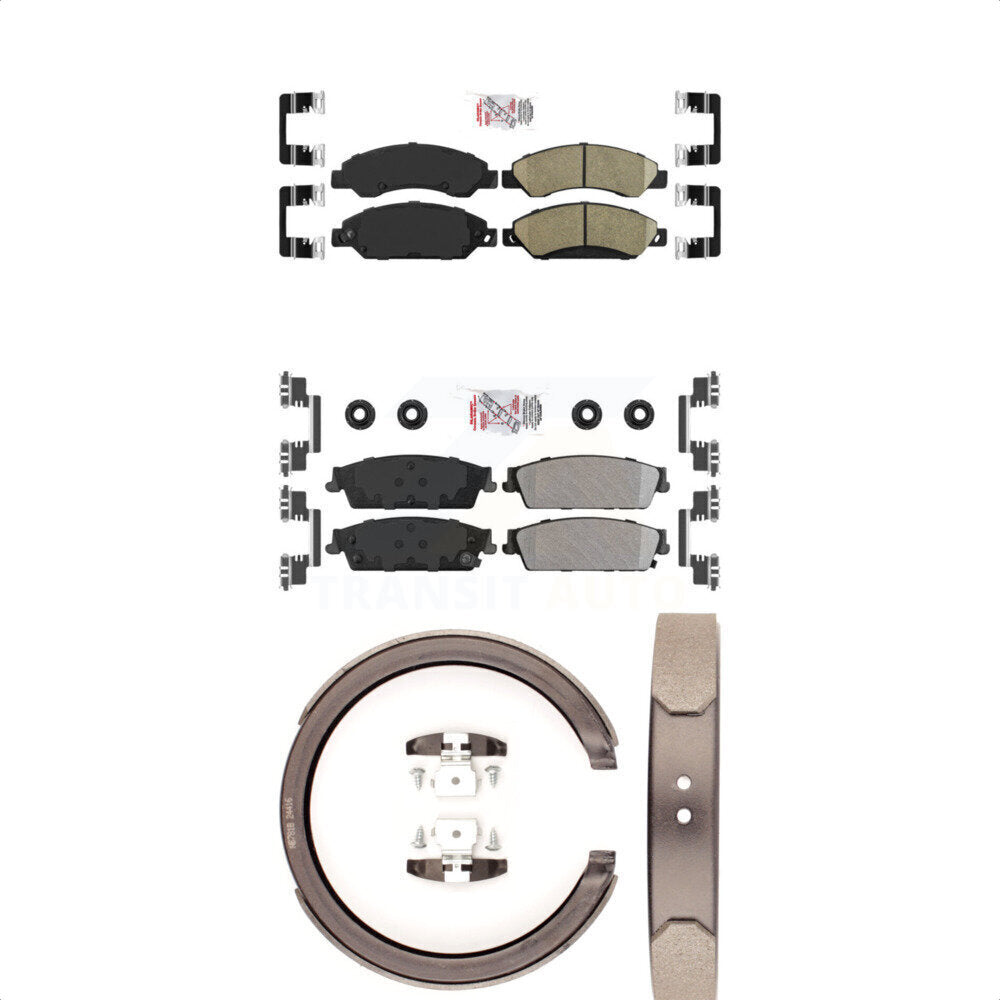 Transit Auto KNN-100880 Disc Brake Pad for 2007 Cadillac Escalade, Cadillac Escalade ESV and More - Front and Rear