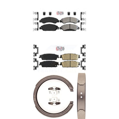 Transit Auto KNN-100881 Disc Brake Pad for 2007 Cadillac Escalade, Cadillac Escalade ESV and More - Front and Rear