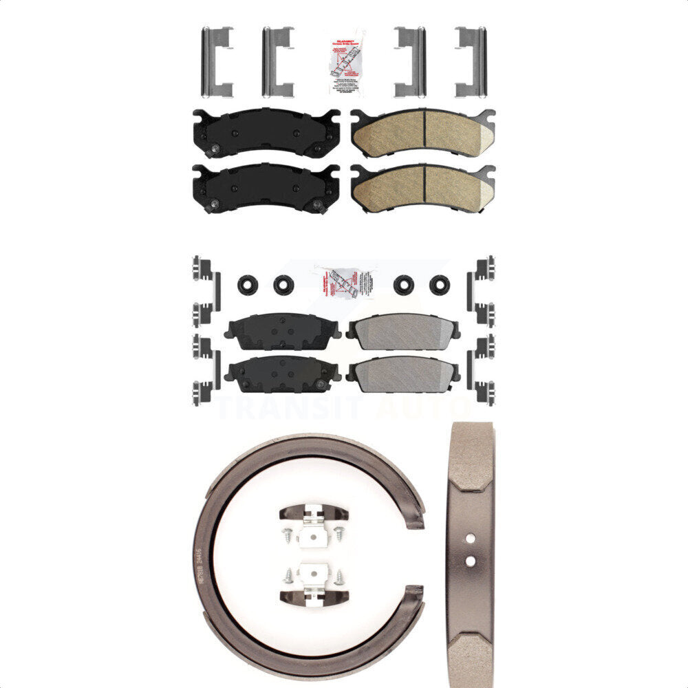 Transit Auto KNN-100883 Disc Brake Pad for 2007 Chevrolet Silverado 1500 - Front and Rear