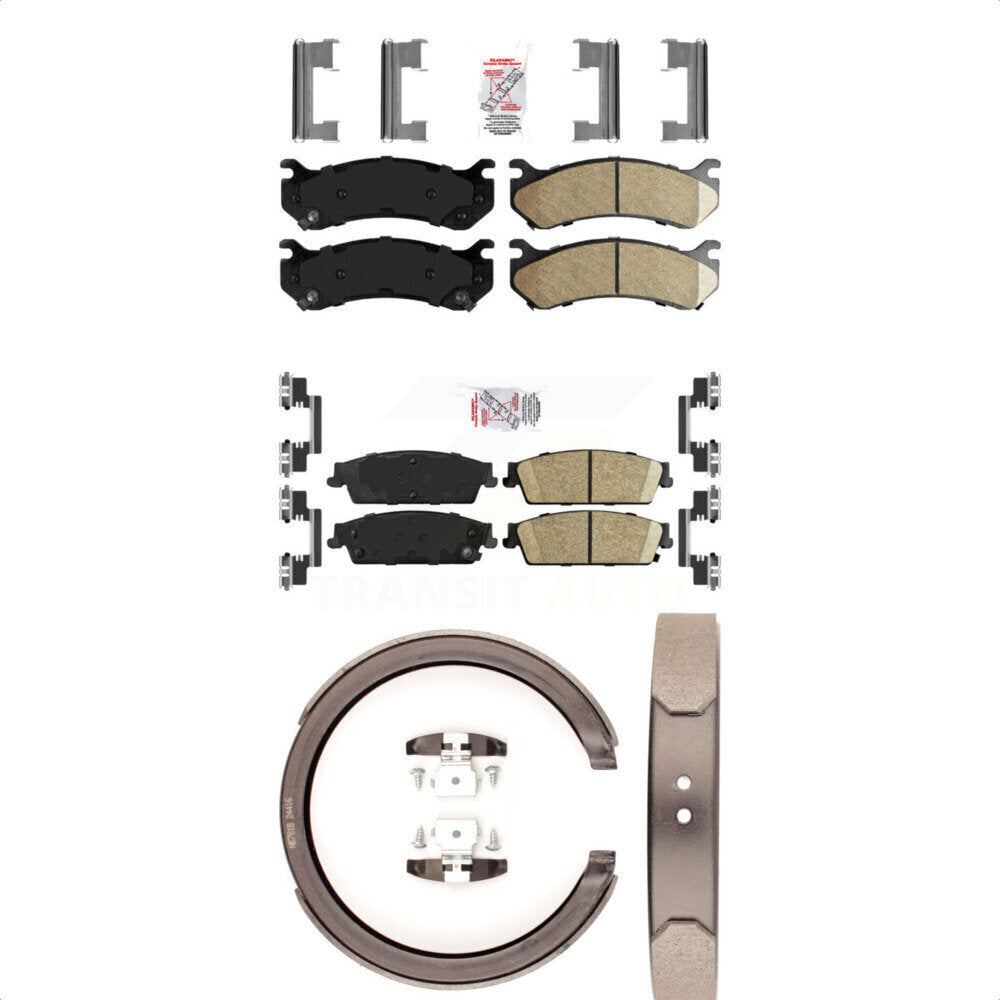 Transit Auto KNN-100885 Disc Brake Pad for 2007 Chevrolet Silverado 1500 - Front and Rear