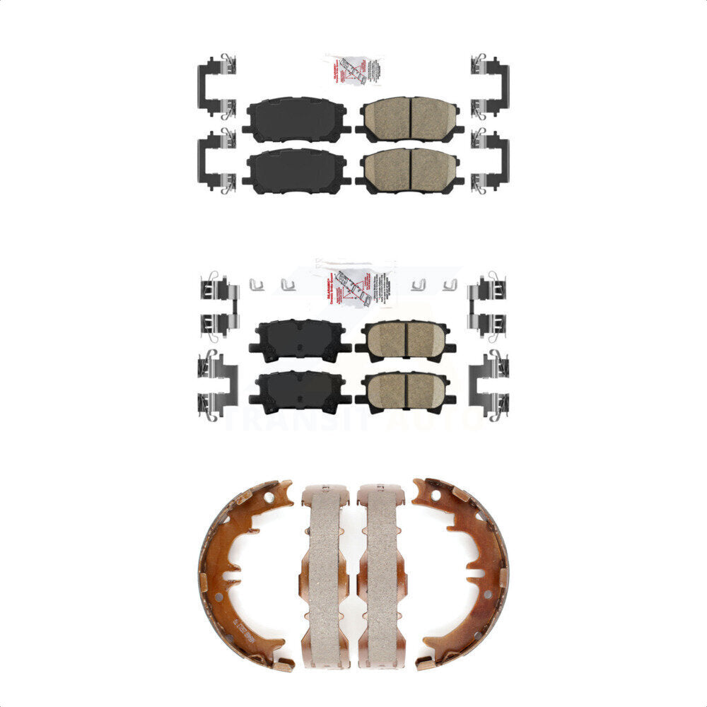 Transit Auto KNN-100887 Disc Brake Pad for 2004-2009 Lexus RX350, Lexus RX400h and More - Front and Rear