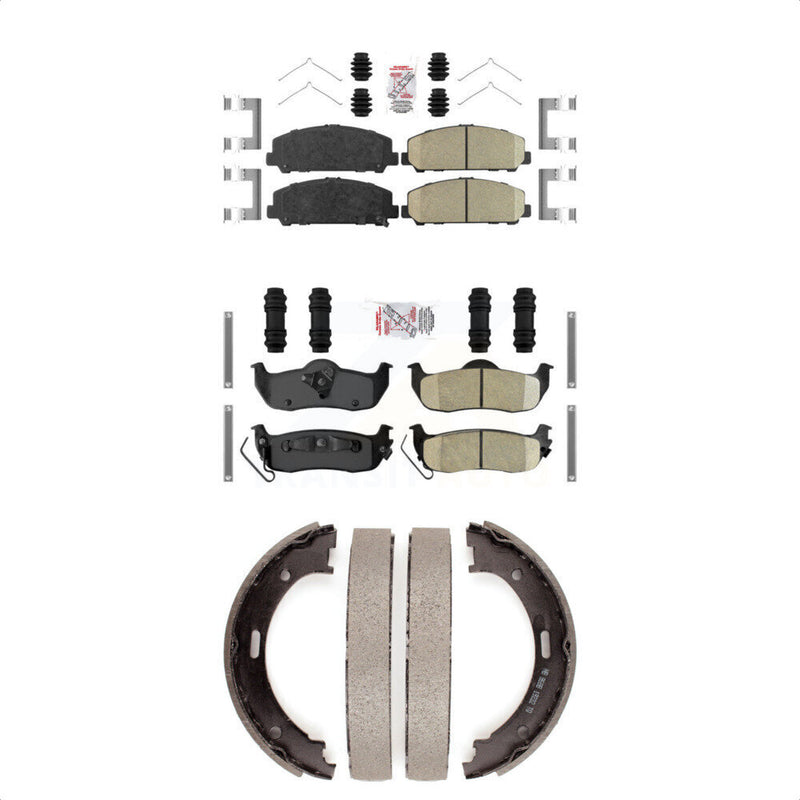 Transit Auto KNN-100890 Disc Brake Pad for 2006-2014 Nissan TITAN, Nissan Armada - Front and Rear