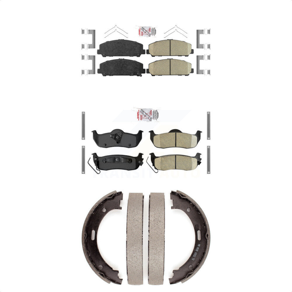 Transit Auto KNN-100891 Disc Brake Pad for 2006-2014 Nissan TITAN, Nissan Armada - Front and Rear