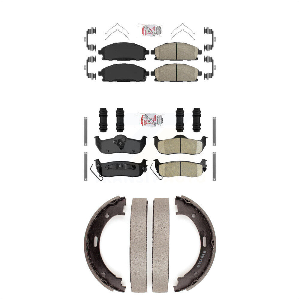 Transit Auto KNN-100893 Disc Brake Pad for 2004 Nissan Pathfinder - Front and Rear