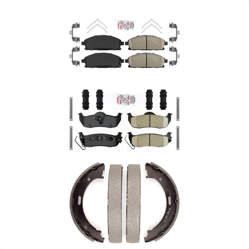 Transit Auto KNN-100893 Disc Brake Pad for 2004 Nissan Pathfinder - Front and Rear