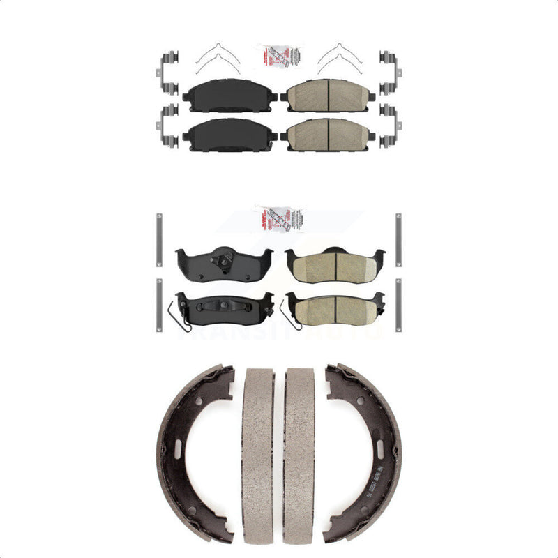 Transit Auto KNN-100894 Disc Brake Pad for 2004 Nissan Pathfinder - Front and Rear