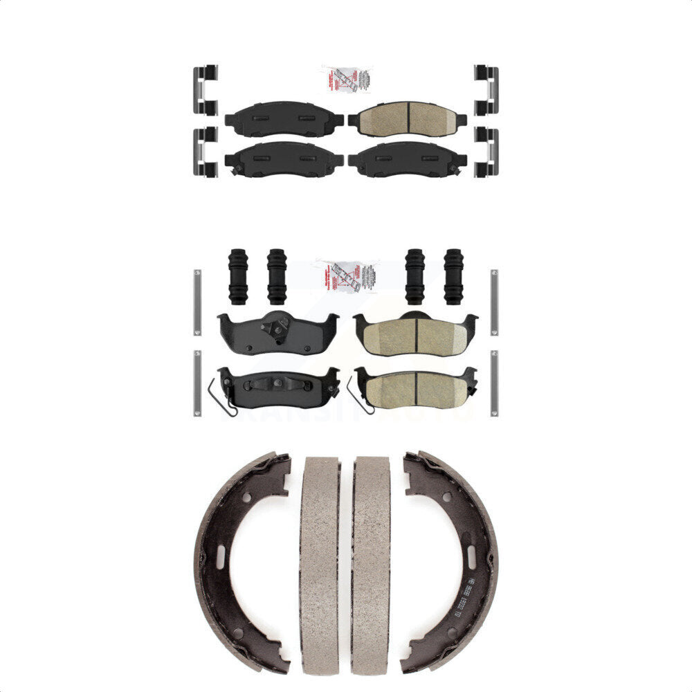 Transit Auto KNN-100895 Disc Brake Pad for 2004-2007 Nissan Armada, INFINITI QX56, Nissan TITAN - Front and Rear