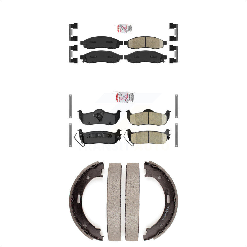 Transit Auto KNN-100896 Disc Brake Pad for 2004-2007 Nissan Armada, INFINITI QX56, Nissan TITAN - Front and Rear