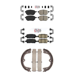 Transit Auto KNN-100898 Disc Brake Pad for 2009-2012 Nissan Murano - Front and Rear