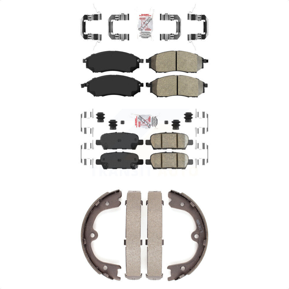Transit Auto KNN-100902 Disc Brake Pad for 2011-2014 Nissan Murano - Front and Rear