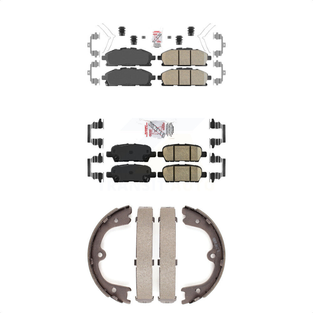Transit Auto KNN-100903 Disc Brake Pad for 2011-2016 Nissan Quest - Front and Rear