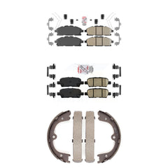 Transit Auto KNN-100903 Disc Brake Pad for 2011-2016 Nissan Quest - Front and Rear
