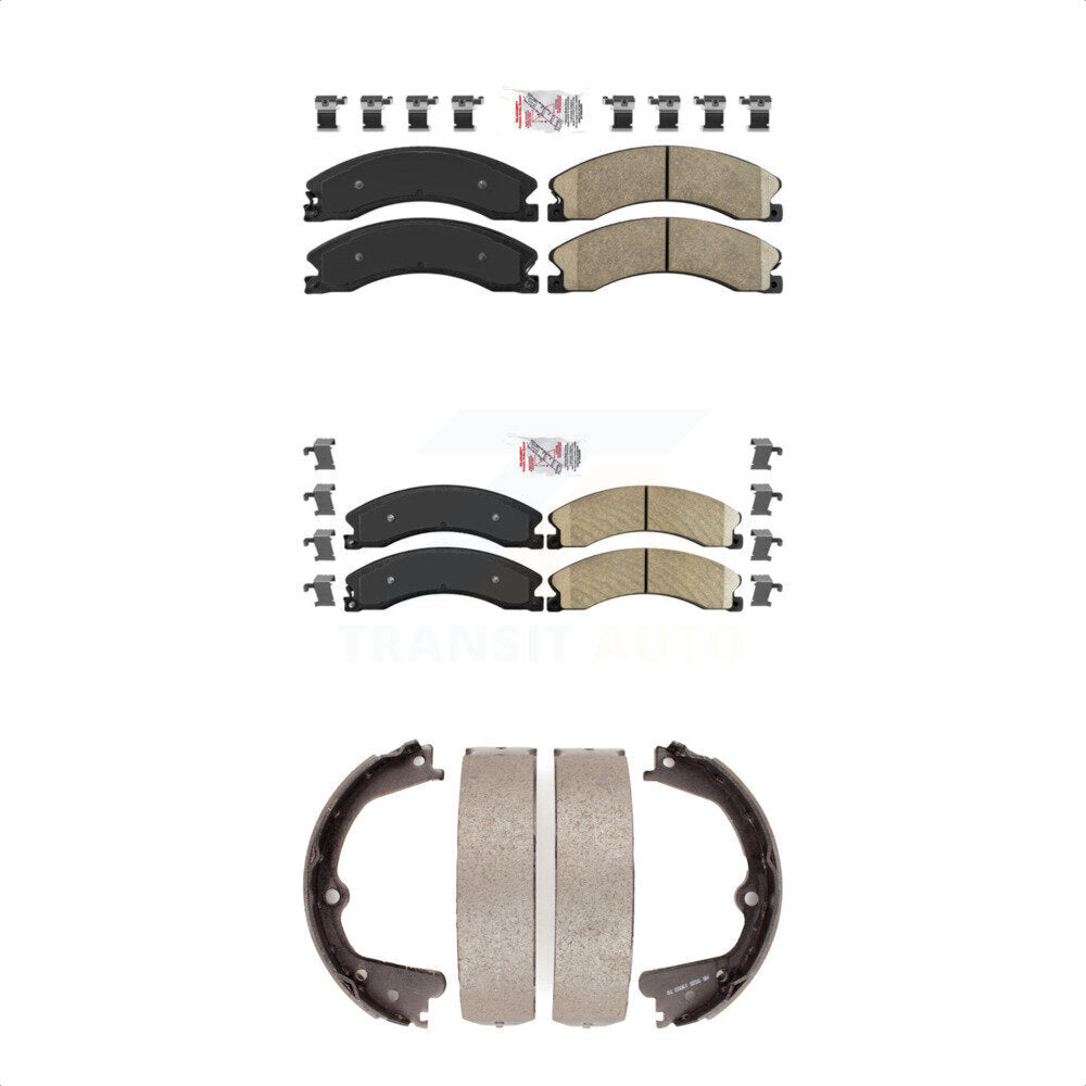 Transit Auto KNN-100909 Disc Brake Pad for 2012-2019 Nissan TITAN XD, Nissan NV1500 and More - Front and Rear