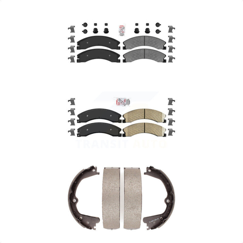 Transit Auto KNN-100910 Disc Brake Pad for 2012-2019 Nissan TITAN XD, Nissan NV1500 and More - Front and Rear