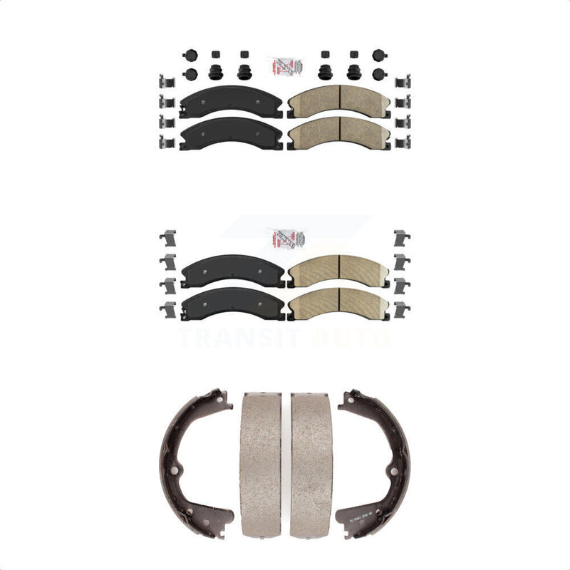 Transit Auto KNN-100911 Disc Brake Pad for 2012-2019 Nissan TITAN XD, Nissan NV1500 and More - Front and Rear