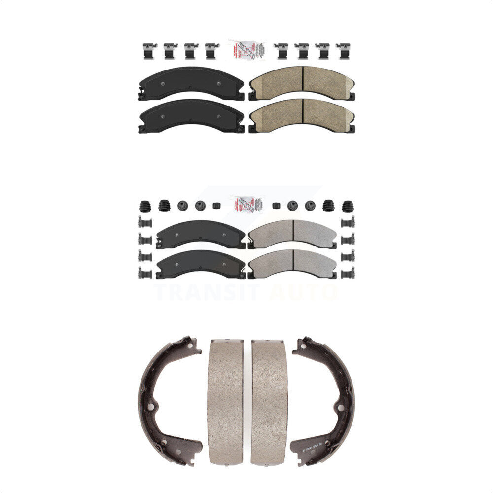 Transit Auto KNN-100912 Disc Brake Pad for 2012-2019 Nissan TITAN XD, Nissan NV1500 and More - Front and Rear