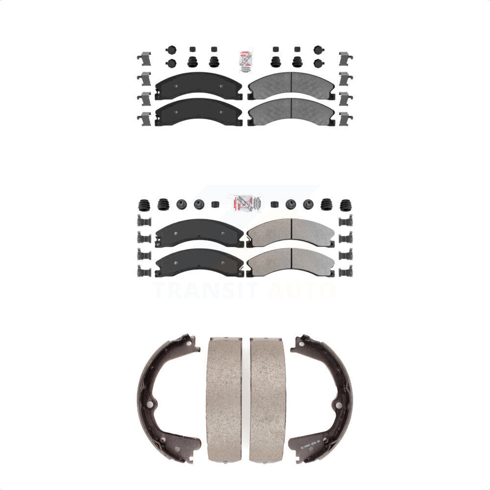 Transit Auto KNN-100913 Disc Brake Pad for 2012-2019 Nissan TITAN XD, Nissan NV1500 and More - Front and Rear