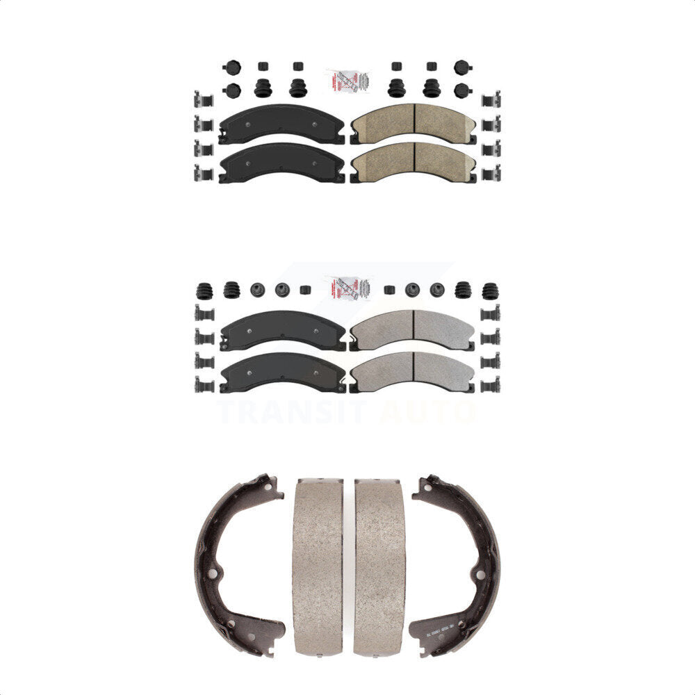 Transit Auto KNN-100914 Disc Brake Pad for 2012-2019 Nissan TITAN XD, Nissan NV1500 and More - Front and Rear