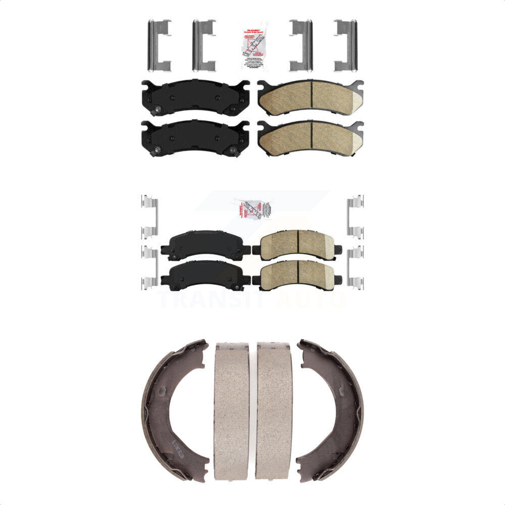 Transit Auto KNN-100915 Disc Brake Pad for 2003-2005 Chevrolet Express 2500, GMC Savana 2500 - Front and Rear