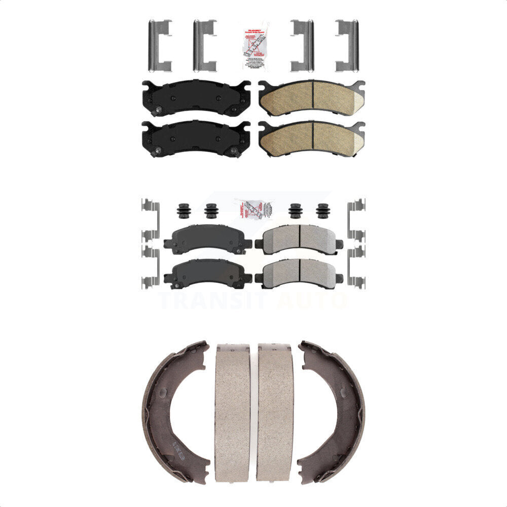 Transit Auto KNN-100917 Disc Brake Pad for 2003-2005 Chevrolet Express 2500, GMC Savana 2500 - Front and Rear