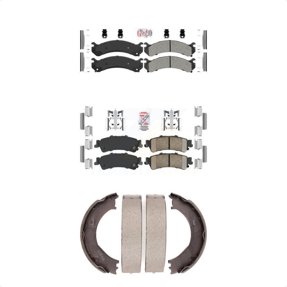 Transit Auto KNN-100921 Disc Brake Pad for 2001 GMC Sierra 3500 - Front and Rear