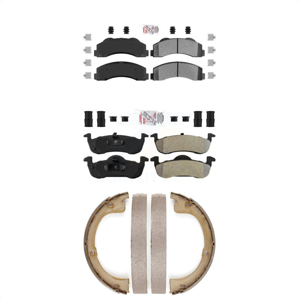 Transit Auto KNN-100930 Disc Brake Pad for 2010-2017 Ford Expedition, Lincoln Navigator - Front and Rear