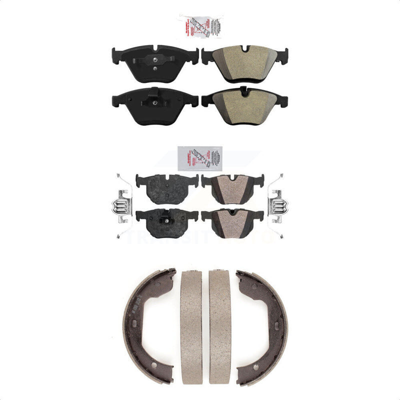 Transit Auto KNN-100935 Disc Brake Pad for 2004-2010 BMW 535i xDrive, BMW 528i xDrive and More - Front and Rear