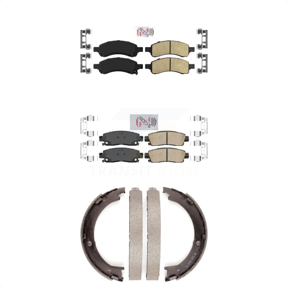 Transit Auto KNN-100937 Disc Brake Pad for 2007-2017 GMC Acadia Limited, Chevrolet Traverse and More - Front and Rear