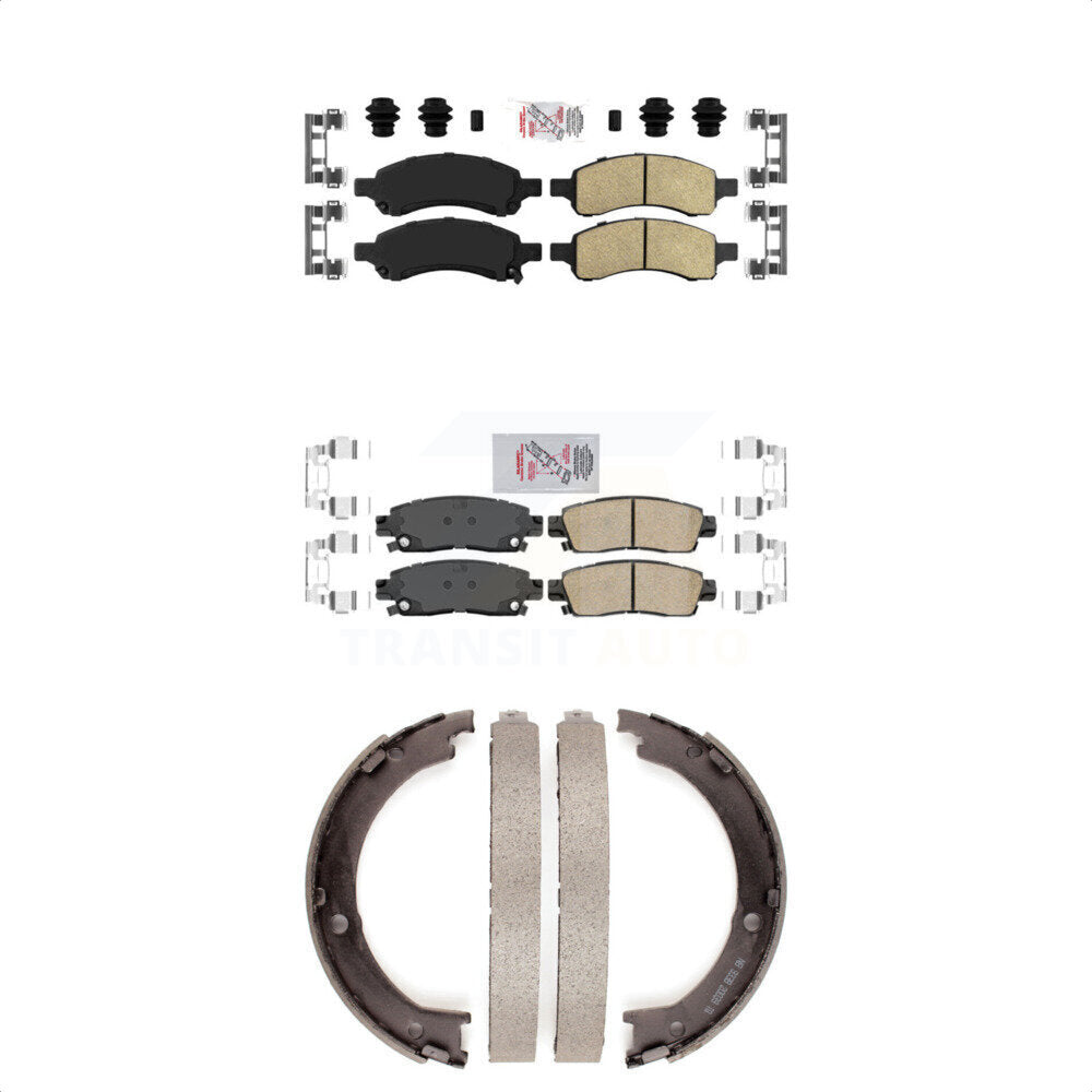 Transit Auto KNN-100938 Disc Brake Pad for 2007-2017 GMC Acadia Limited, Chevrolet Traverse and More - Front and Rear