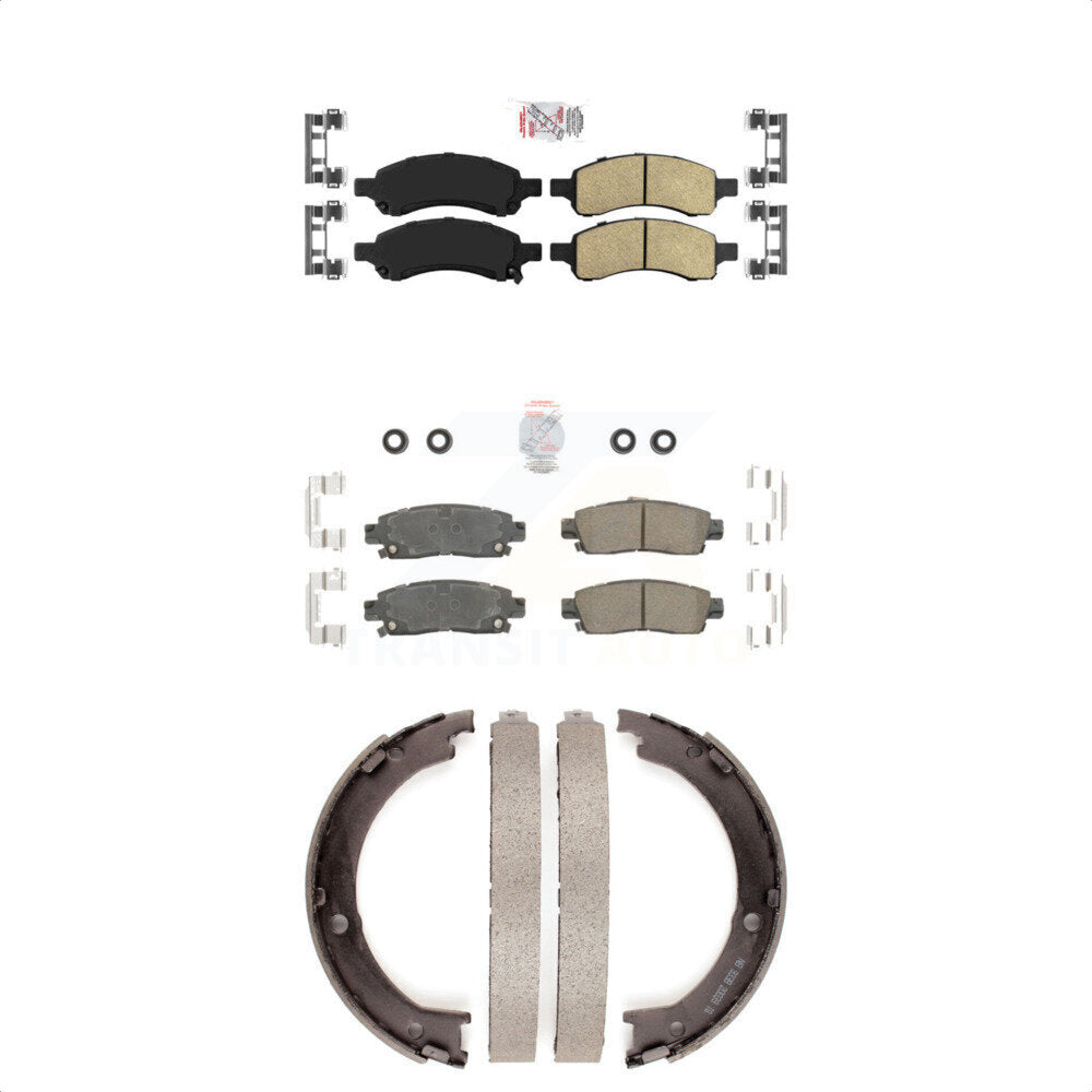 Transit Auto KNN-100939 Disc Brake Pad for 2007-2017 GMC Acadia Limited, Chevrolet Traverse and More - Front and Rear