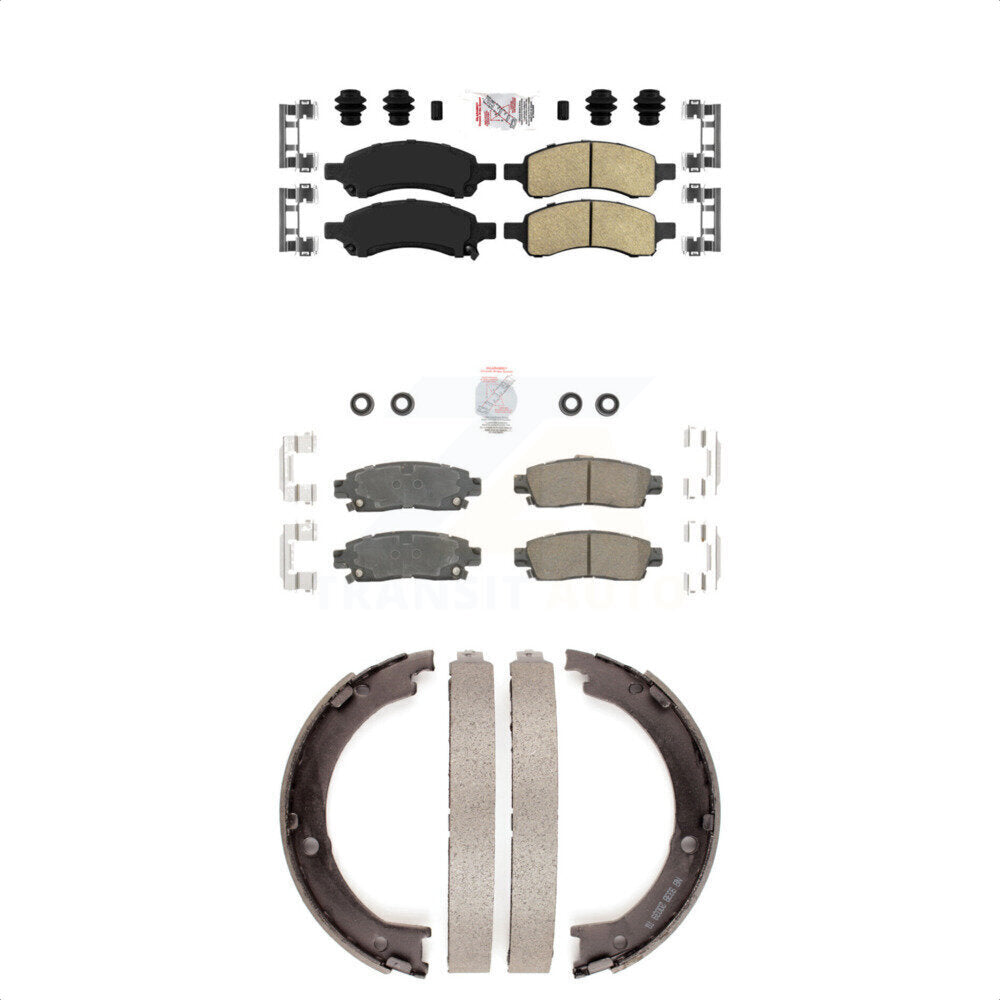 Transit Auto KNN-100940 Disc Brake Pad for 2007-2017 GMC Acadia Limited, Chevrolet Traverse and More - Front and Rear