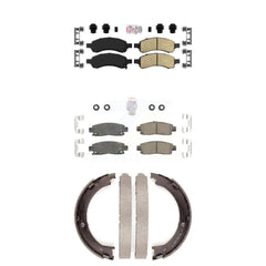 Transit Auto KNN-100940 Disc Brake Pad for 2007-2017 GMC Acadia Limited, Chevrolet Traverse and More - Front and Rear