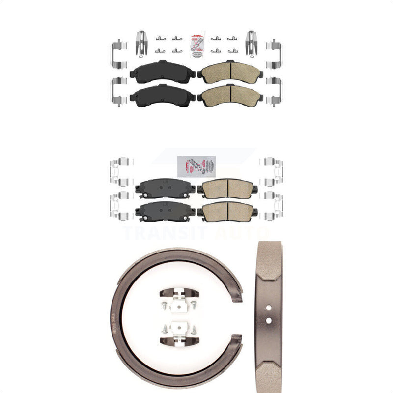 Transit Auto KNN-100941 Disc Brake Pad for 2002-2006 Isuzu Ascender, Saab 9-7x and More - Front and Rear