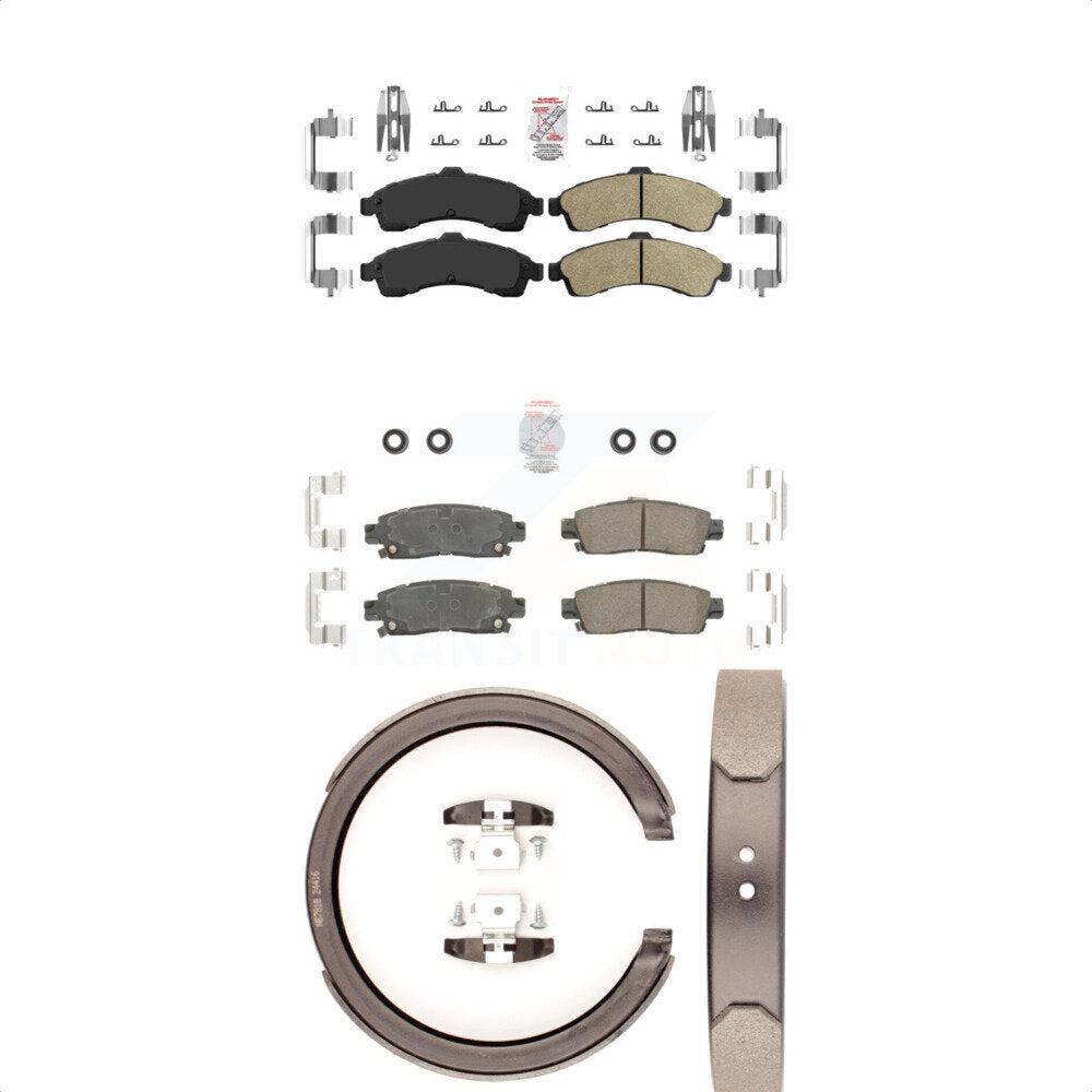 Transit Auto KNN-100942 Disc Brake Pad for 2002-2006 Isuzu Ascender, Saab 9-7x and More - Front and Rear