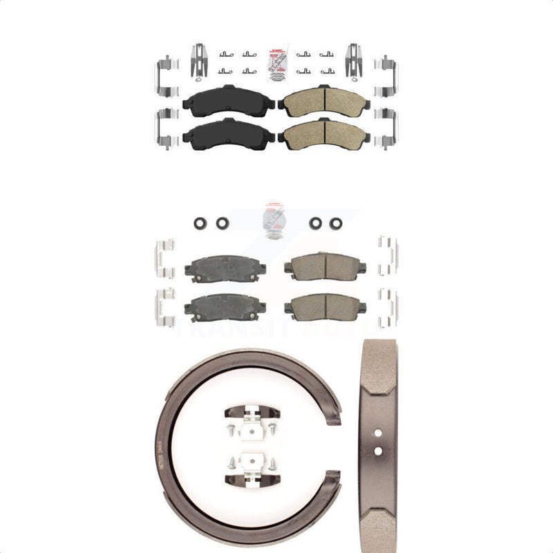 Transit Auto KNN-100942 Disc Brake Pad for 2002-2006 Isuzu Ascender, Saab 9-7x and More - Front and Rear